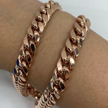 Load image into Gallery viewer, 10K Rose Gold 9 mm Miami Cuban Link Chain