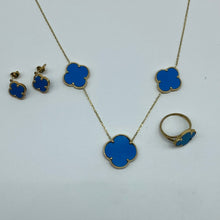 Load image into Gallery viewer, 10K Gold Ring, Earring, Necklace Set