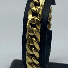 Load image into Gallery viewer, Mens 10K Gold 9.6 mm Miami Cuban Link Bracelet