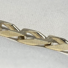 Load image into Gallery viewer, Gold Solid Square Curb Link Bracelet