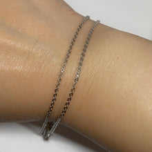 Load image into Gallery viewer, 10K Yellow Gold Diamond Cut Rolo Link Bracelet/Chain (special edition)