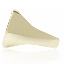 Load image into Gallery viewer, 10K Gold DAD Signet Ring with Stones