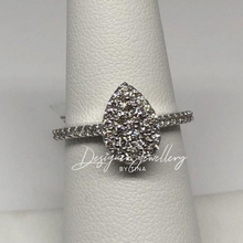 Load image into Gallery viewer, 14K Gold Diamond Pear Shaped Bridal Engagement RIng
