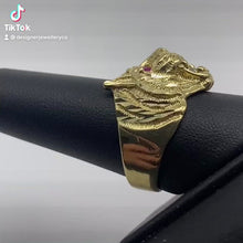 Load and play video in Gallery viewer, 10K Gold Jaguar Ring
