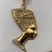 Load image into Gallery viewer, 10K Gold Filigree Nefertiti Chain Set

