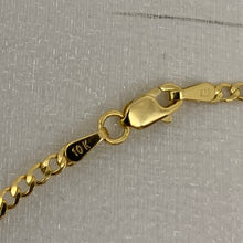 Load image into Gallery viewer, 10K gold 2.5 mm Miami Cuban anklet
