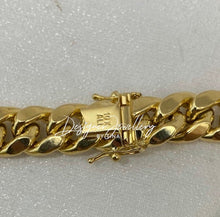 Load image into Gallery viewer, Mens 10K Puffed Miami Cuban Link Chain
