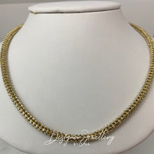 Load image into Gallery viewer, 10K Gold 5.5 mm Fancy Link Chain Set

