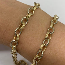 Load image into Gallery viewer, 10K SOLID gold fancy link chain
