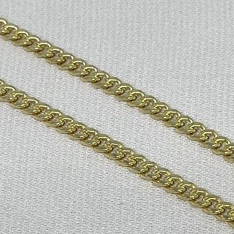 10K Gold 3.6 mm Puffed Miami Cuban Chain