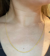 Load image into Gallery viewer, 10K Gold Solid Weight 2.25 mm Diamond Cut Rope Chain
