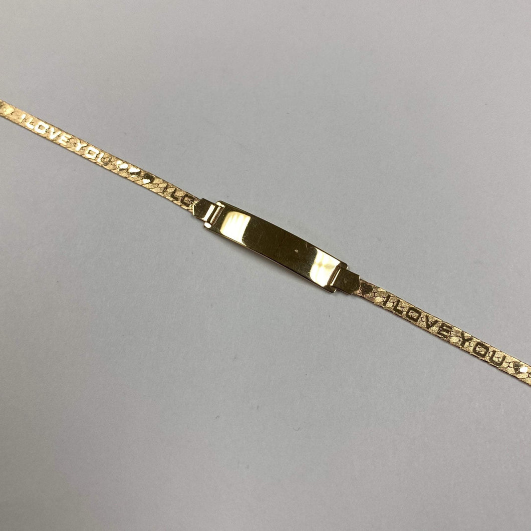 Engravable 10K Gold 