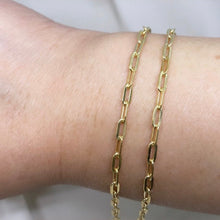 Load image into Gallery viewer, 10K Gold Paperclip Link Chain
