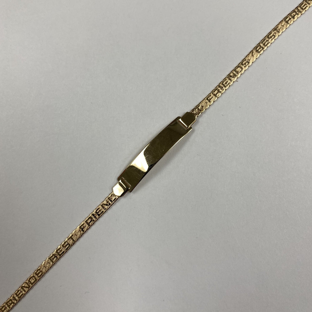 Engravable 10K Gold 