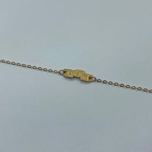 Load image into Gallery viewer, Small 10K Gold ABC Baby ID Bracelet
