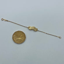 Load image into Gallery viewer, Large 10K Gold ABC Baby ID Bracelet
