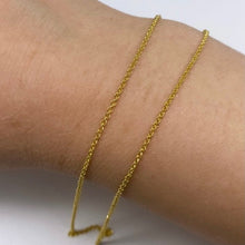 Load image into Gallery viewer, Thin 10K Gold Rolo Chain (Second Size)
