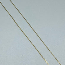 Load image into Gallery viewer, Thin 10K Gold Diamond Cut Square Link Rolo Chain
