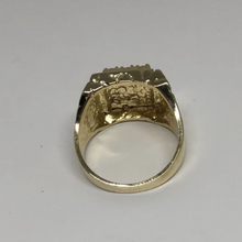 Load image into Gallery viewer, 10K Gold Cubic Zirconia Nugget Ring
