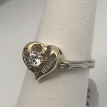 Load image into Gallery viewer, 14K Diamond Heart Ring
