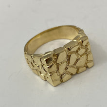 Load image into Gallery viewer, Solid 10K Gold Nugget Ring
