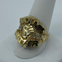 Load image into Gallery viewer, Mens 10K Gold BLM Ring
