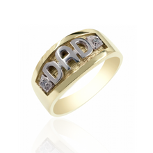 Load image into Gallery viewer, 10K Gold Band Style DAD Ring
