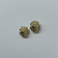 Load image into Gallery viewer, 10K Lion Cubic Zirconia Stud Earrings
