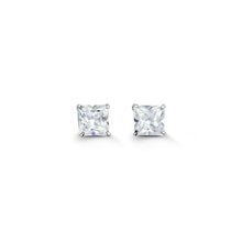 Load image into Gallery viewer, Special Edition 14K Gold 5 mm Square CZ Stud Earrings
