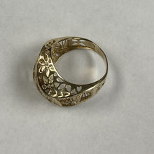 Load image into Gallery viewer, 10K Two Tone Gold Filigree Ring
