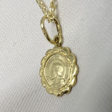 Load image into Gallery viewer, 10K Gold Religious Medallion Chain Set

