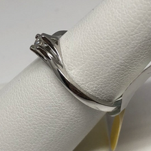 Load image into Gallery viewer, 10K White Gold Single Diamond Ring
