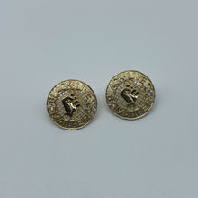 Load image into Gallery viewer, 10K Cubic Zirconia BLM Stud Earrings
