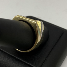 Load image into Gallery viewer, 10K Gold Cubic Zirconia Signet Ring
