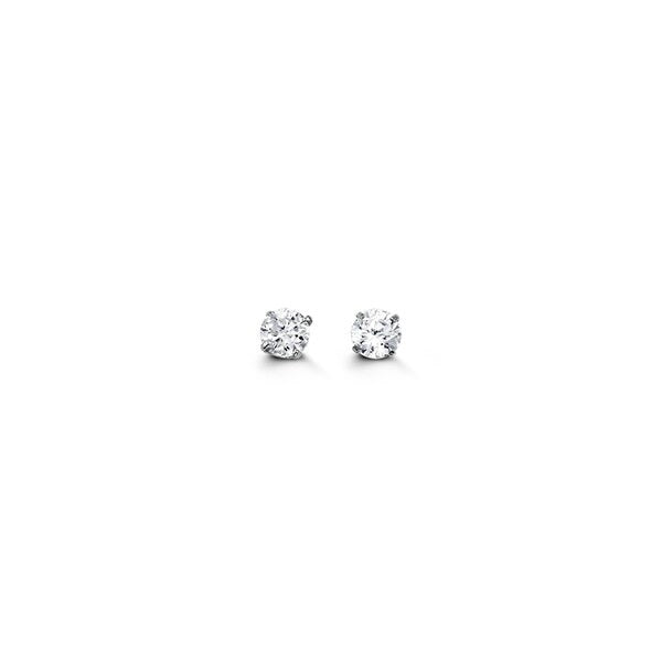 Special Edition 14K Gold 3 mm Round CZ Stud Earrings