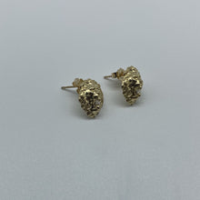 Load image into Gallery viewer, 10K Lion Cubic Zirconia Stud Earrings
