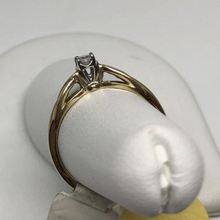 Load image into Gallery viewer, 10K Yellow Gold Diamond Solitaire Ring
