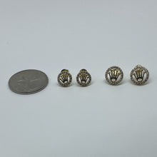 Load image into Gallery viewer, 10K Crown Cubic Zirconia Stud Earrings
