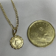 Load image into Gallery viewer, 10K Gold Religious Medallion Chain Set
