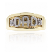 Load image into Gallery viewer, 10K Gold Band Style DAD Ring
