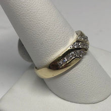 Load image into Gallery viewer, 10K Gold Cubic Zirconia Band
