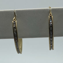 Load image into Gallery viewer, 10K Yellow Gold Large Sized V Shaped Earrings
