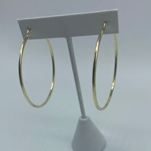 Load image into Gallery viewer, Classic 10K High Polish Gold Hoop Earrings
