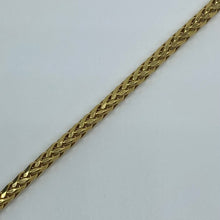 Load image into Gallery viewer, Mens 10K Gold Wheat Bracelet
